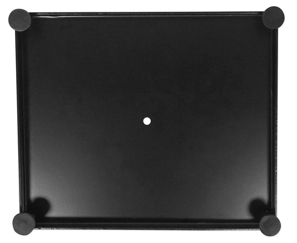 37" Steel Bookshelf / Studio Pair Rockville Monitor RS37B Speaker Stands Black in