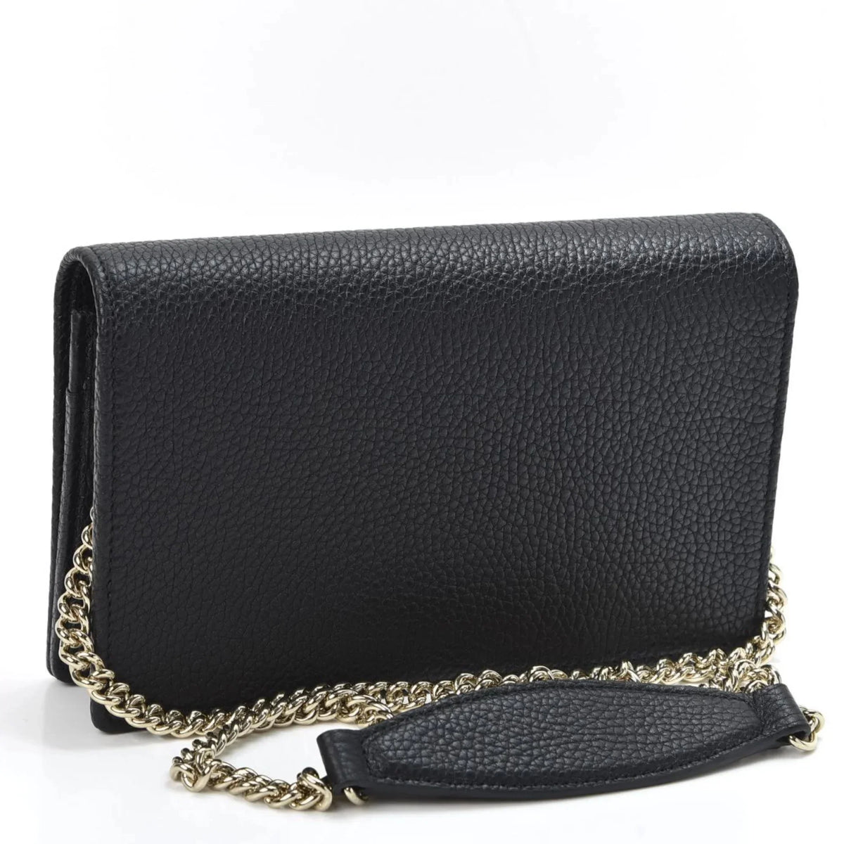 Wallet Body Chain Bag Cross Black on Soho Leather