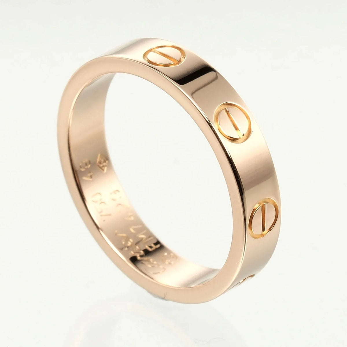 Ring (Good) K18 Approx. Wedding Pre-Owned Gold, Pink Love PG Cartier I132124020 3.6g 9, dimension