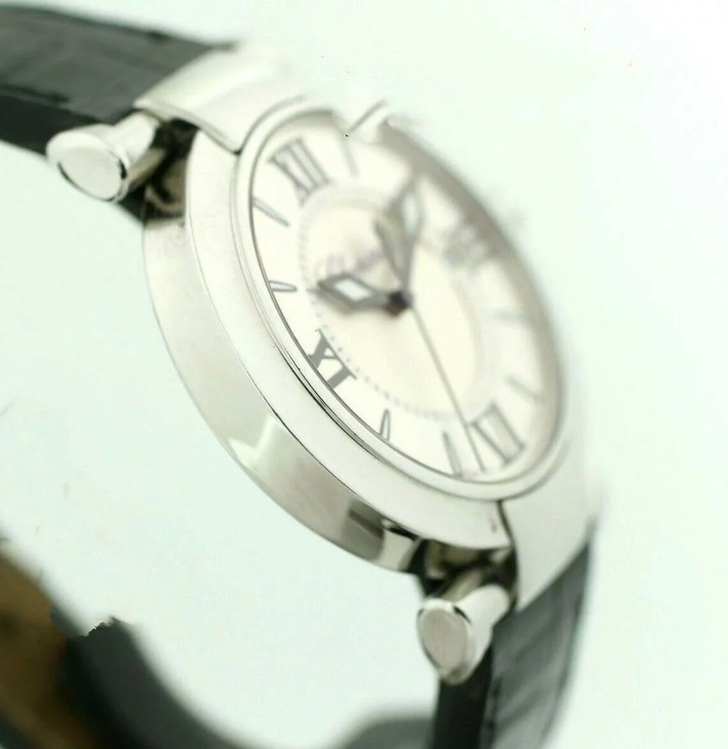 Quartz Black W/B/P ImperialE 36mm Leather Swiss Chopard Watch Steel Women's 8532