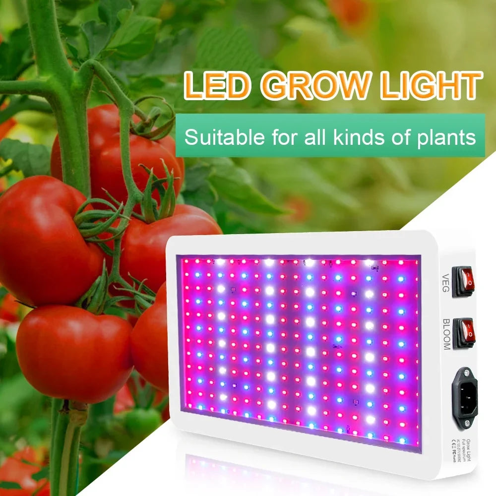 Ideal IP65 Switch Greenhouse Grow Aibecy Seedlings Spectrum 2000W Dual for Waterproof for Full Light Plants LED Indoor Flowers