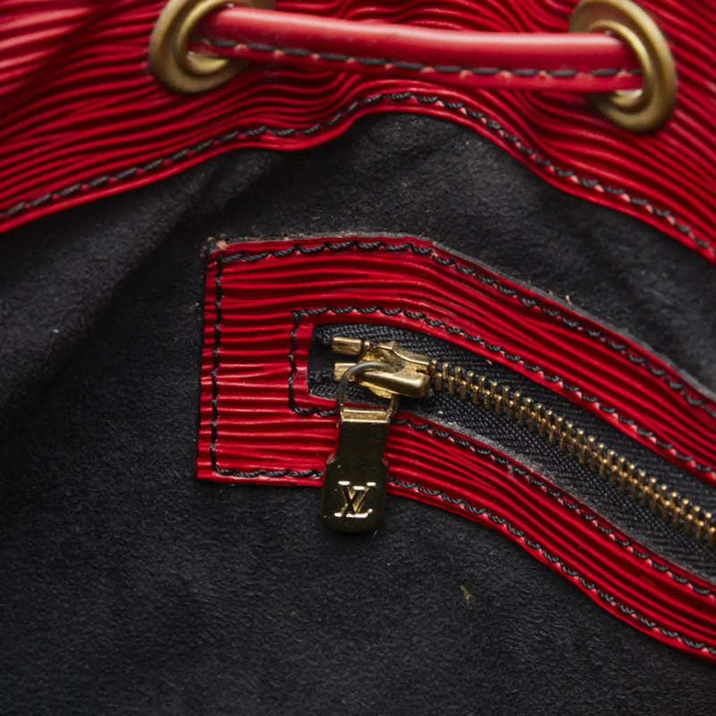 Epi Handbag Castilian Petit One M44107 Shoulder Pre-Owned Ladies (Good) Noe Leather Red Bag