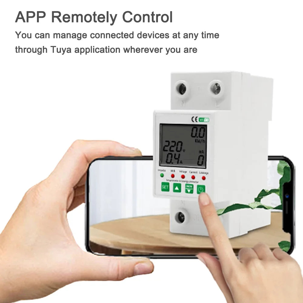 Protection Home WiFi Voice and Intelligent with with Pinnaco Compatible Meter for Leakage - Timer Electric Function Control