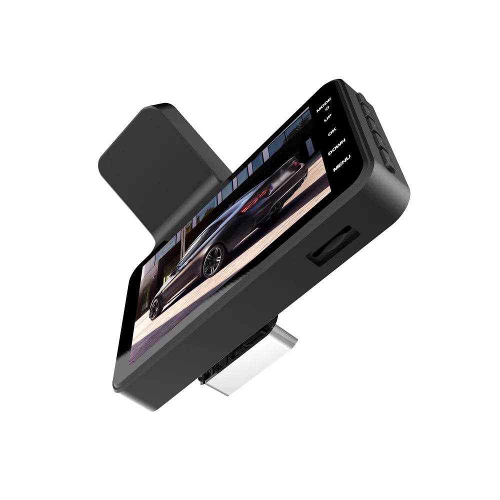 Driving Recording Dash with Recorder Loop Motion Reversing Camera Eccomum 4 170° 1080P Support DVR Detection Touchscreen Dashcam Wide Car Inch Picture Night-Vision Angle