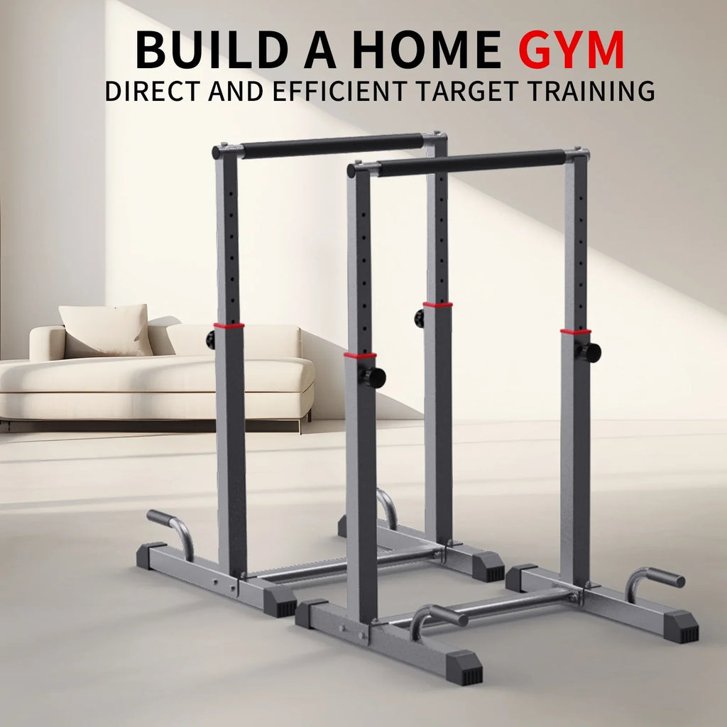 Parallettes Dip Station Bars Adjustable, Level Bar Workout Heave Dip Duty for Body 1200lbs Full Fitness,Functional 9 Station Set,