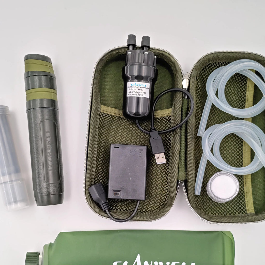 Technology Filter Portable Nano and uses with / Bacteria Purifies liquid liquid Drinking Removes Virus Pump, that