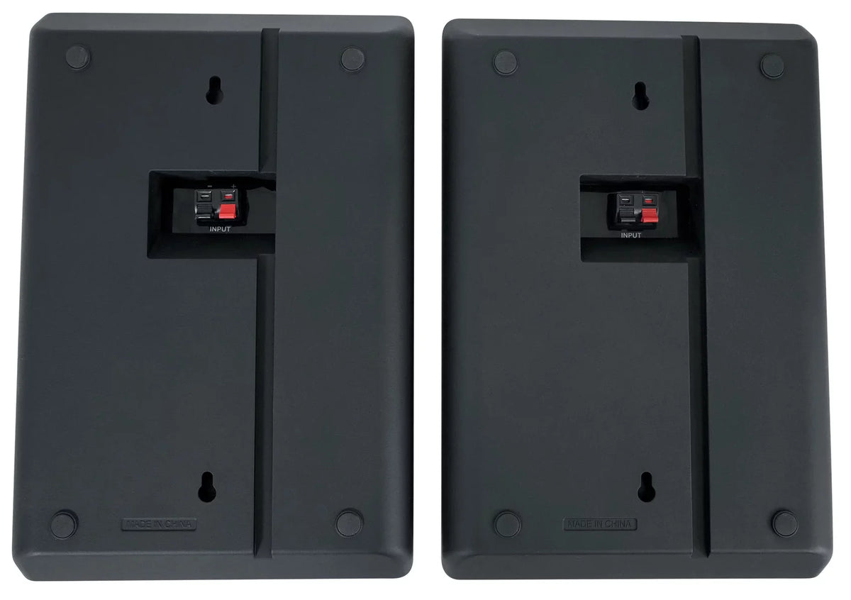 Wall Audio Rockville Kit 4-Room Home Speakers Receiver+(8) RPA40BT Black Slim