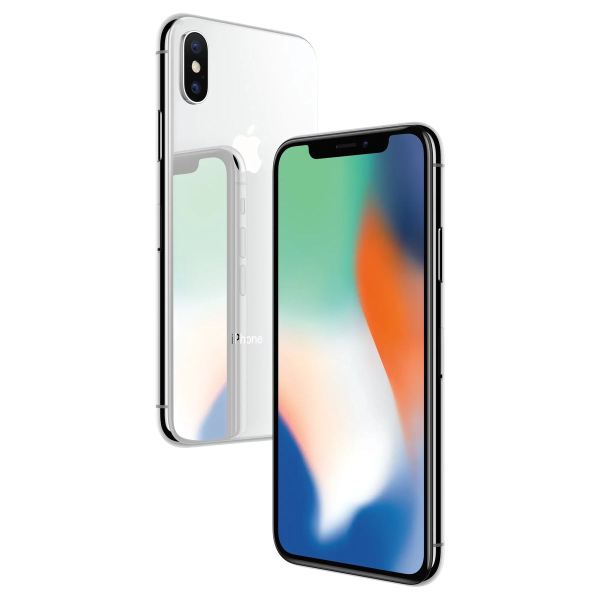AT&T T-Mobile) Restored ( Fully 256GB Unlocked Smartphone Verizon (Refurbished) + Silver iPhone + X