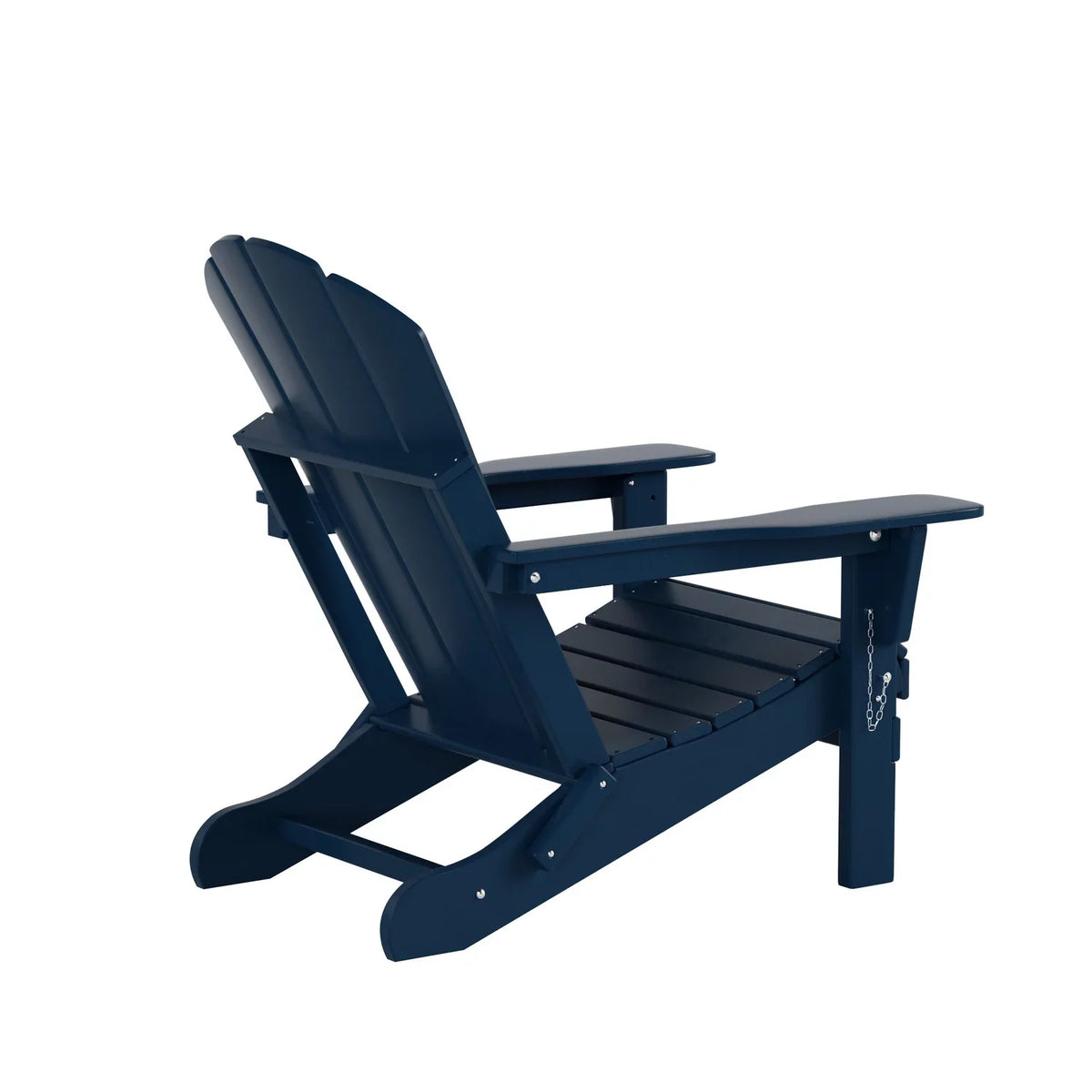 Navy Poly 4), exterior EXTRA (Set Blue Classic Folding PLATINUM Chairs Patio of Adirondack
