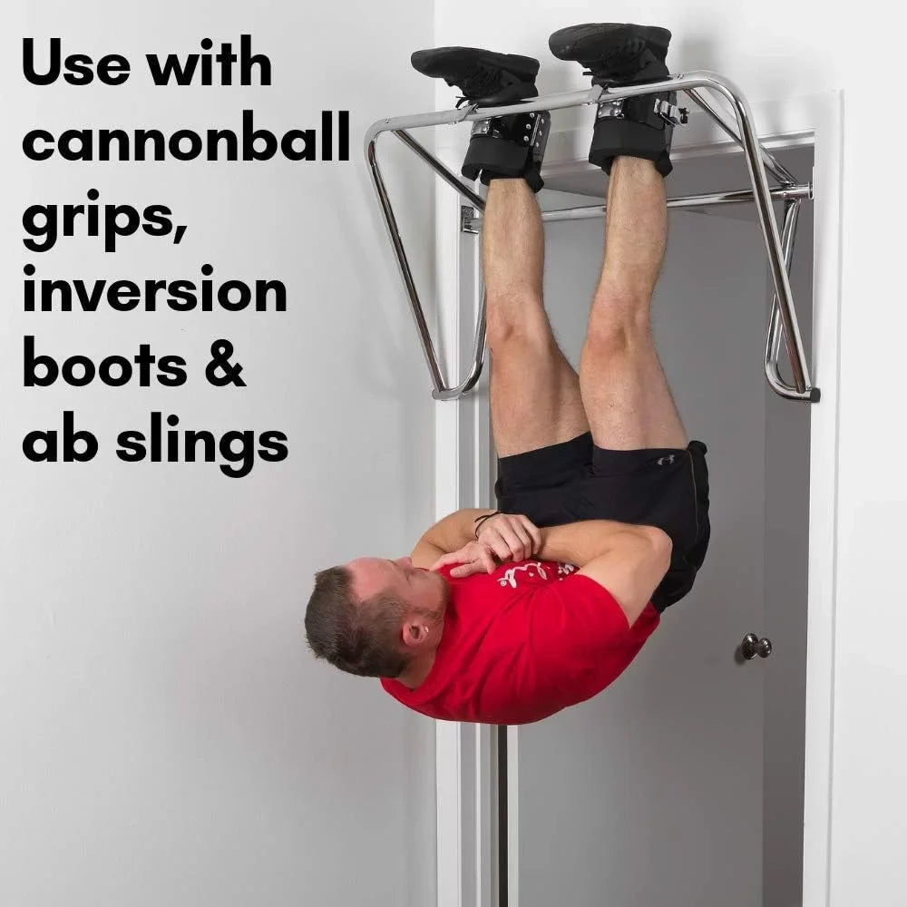 For Mount, Pull Home Door Strength Gym With Pull-Up Bar Doorway Door Secure Bars, 300Lbs Bar Capacity Training Up For Exercise Bar, Adjustable Up Frame,