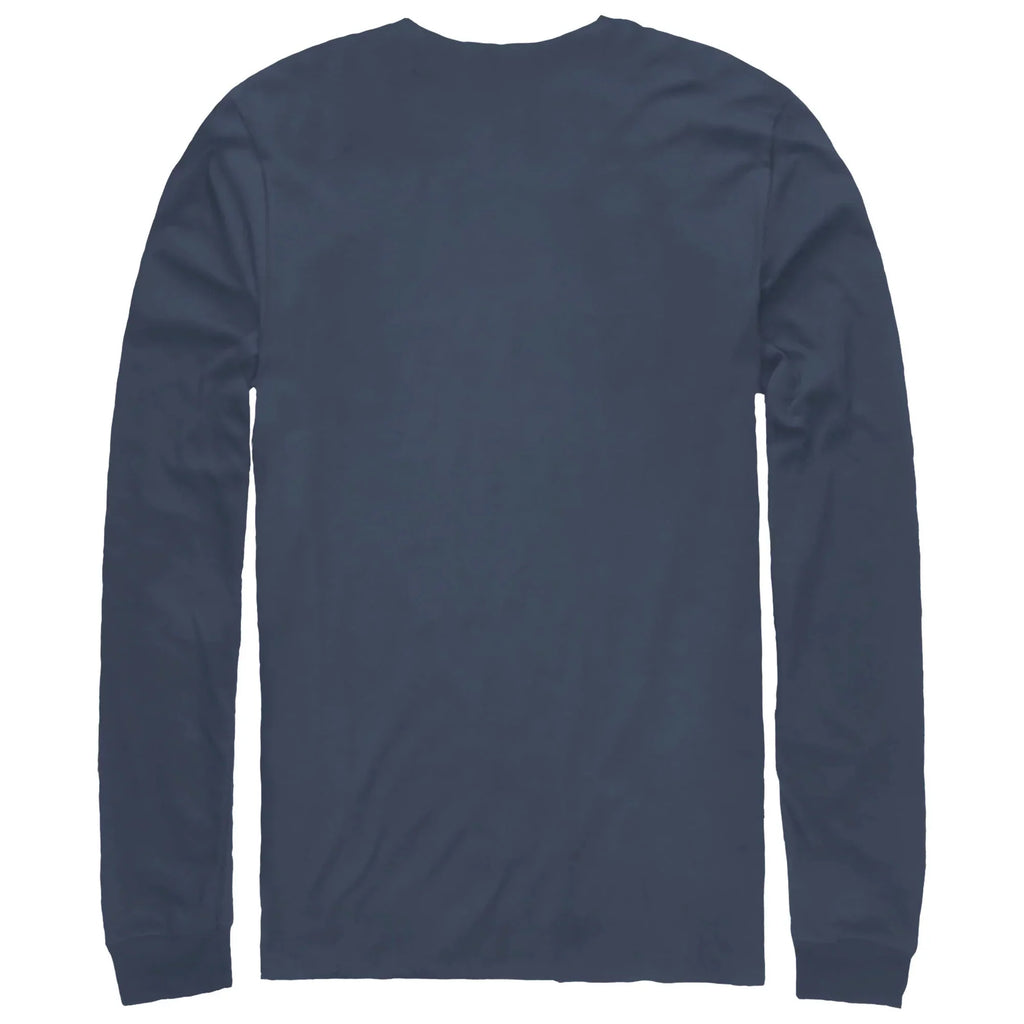 Classic Controller X Navy Sleeve Large Nintendo NES Men's Blue Long Shirt