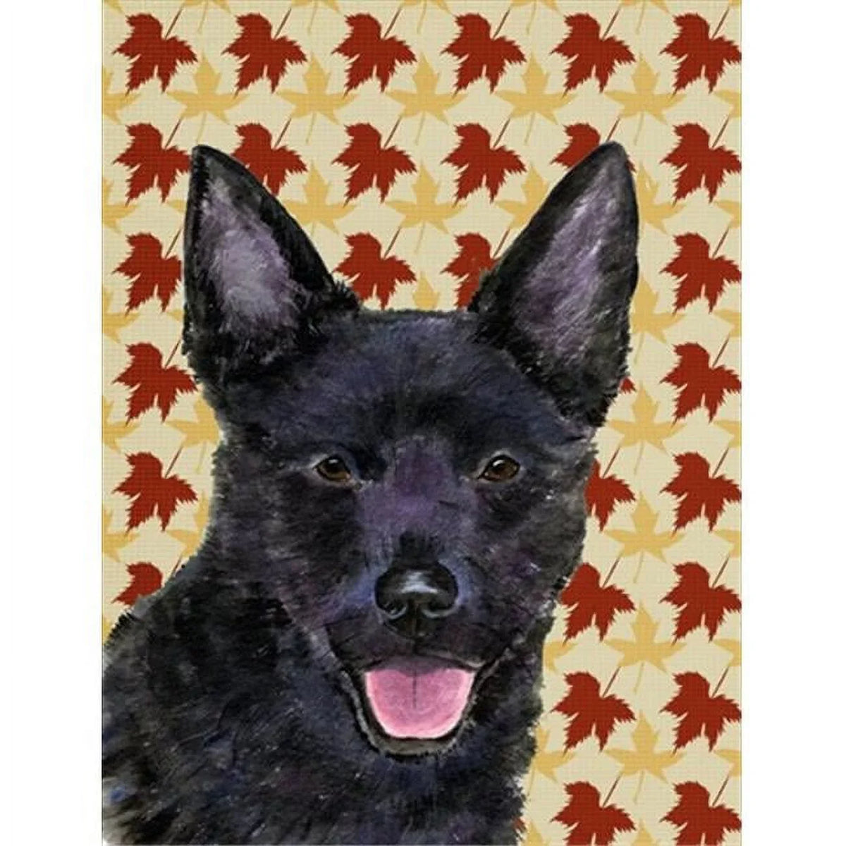 Carolines Portrait Treasures Leaves Kelpie Fall Australian Flag Garden dimension