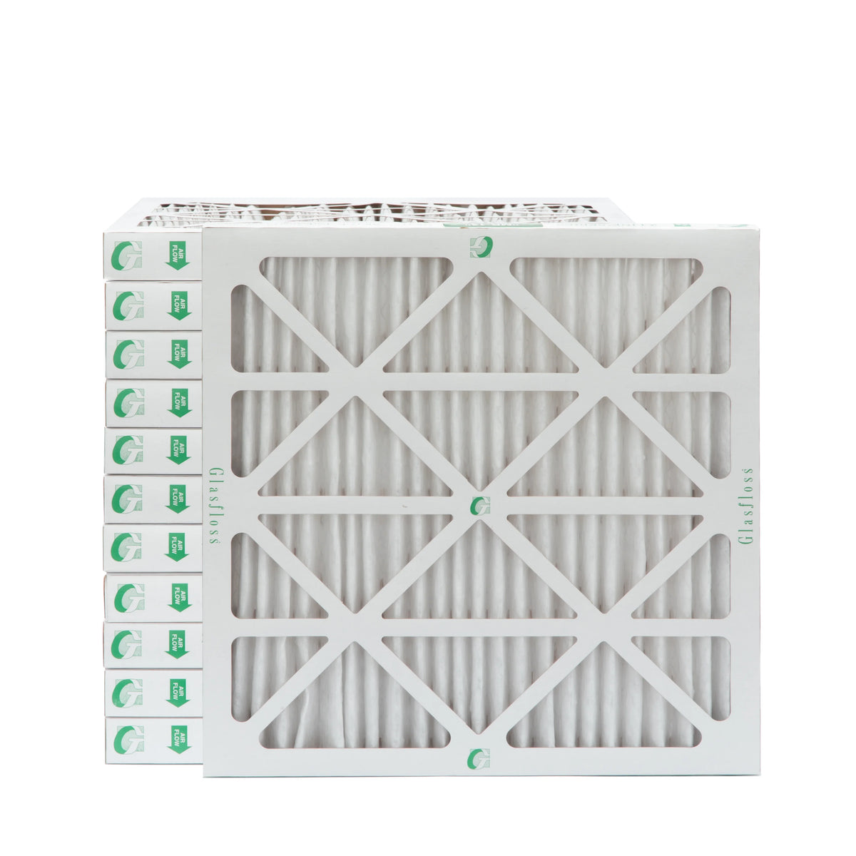 13 dimension: Inch 19-1/2 Pack x 1-3/4 Glasfloss. by Filters MERV 20x20x2 of Pleated x 2" Actual 12 19-1/2 Air