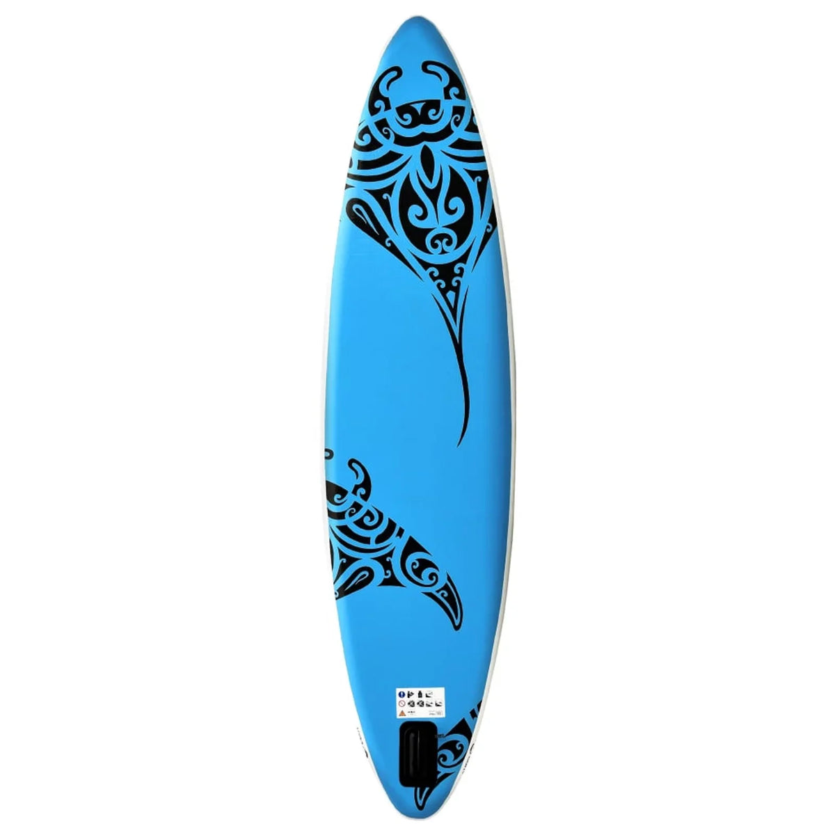 126"x29.9"x5.9" Set Inflatable Blue Walmeck Paddleboard