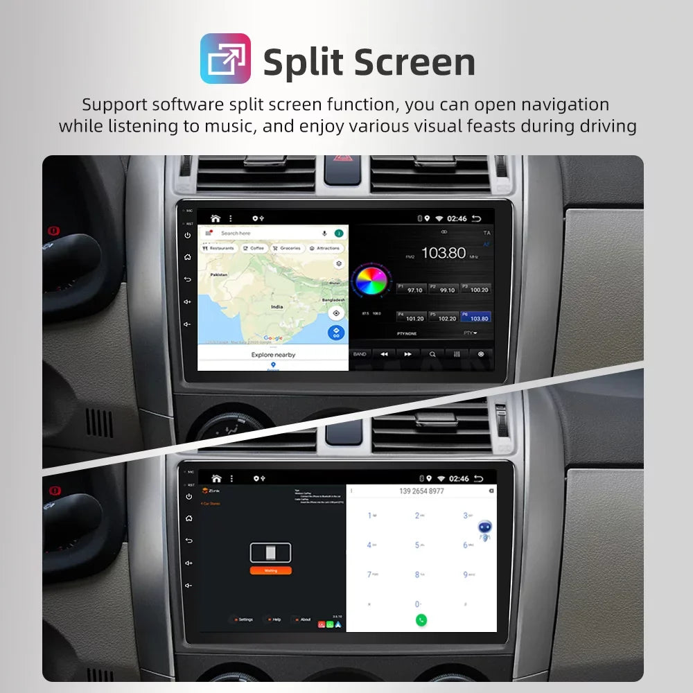 11 Stereo for Navi Radio with carplay/Auto Backup Android Camera Carplay 2007-2012 GPS Car Escape