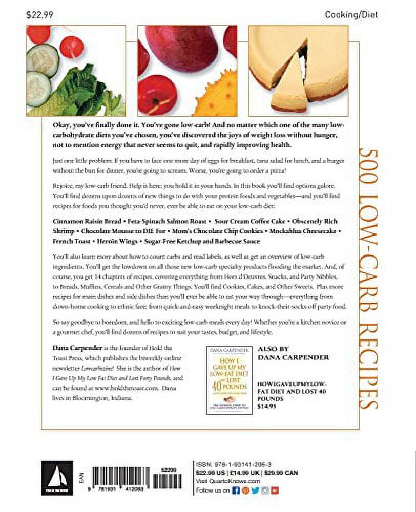 from Dessert, 500 [Paperback] to Snacks the Low-Carb Family That 500 Dana Recipes: Will Carpender, Whole Love Recipes,
