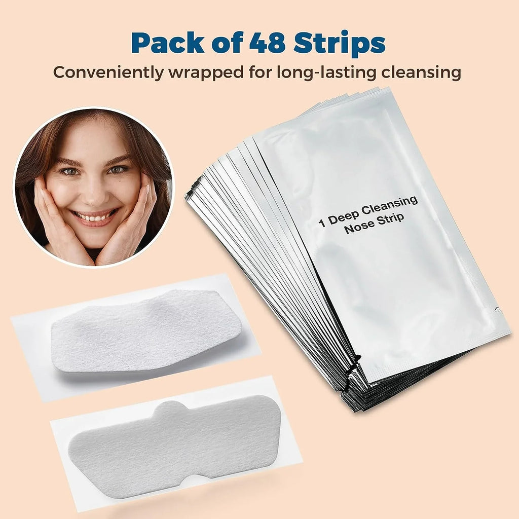 Deep Pack, Cleansers Facial MEDca Combo 48 Pore Cleansing Strips Sensitive Strips