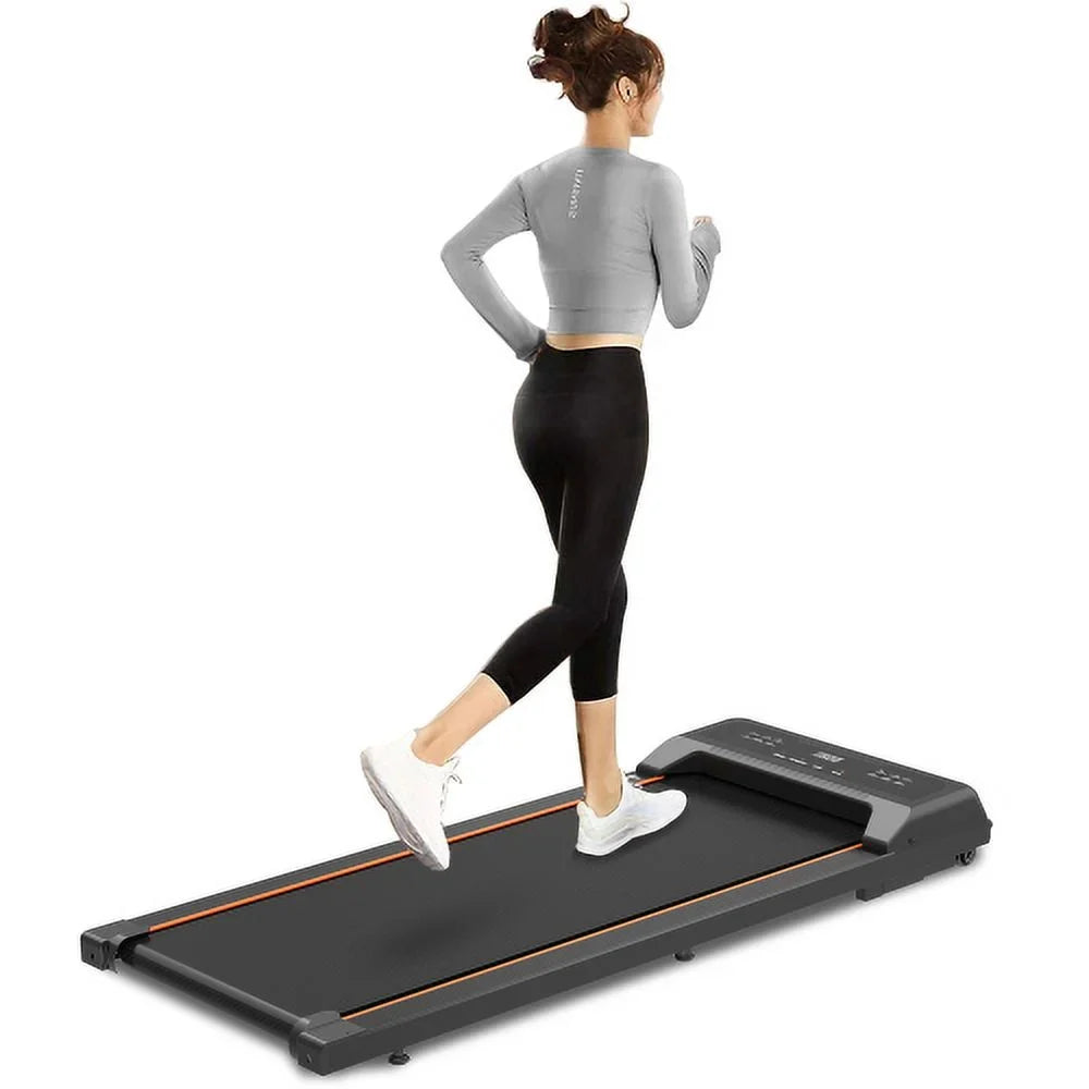 Remote and Treadmill, Display Walking and 2.5HP Treadmill Desk Portable for Control Office, 265LBS Under Home LED Pad