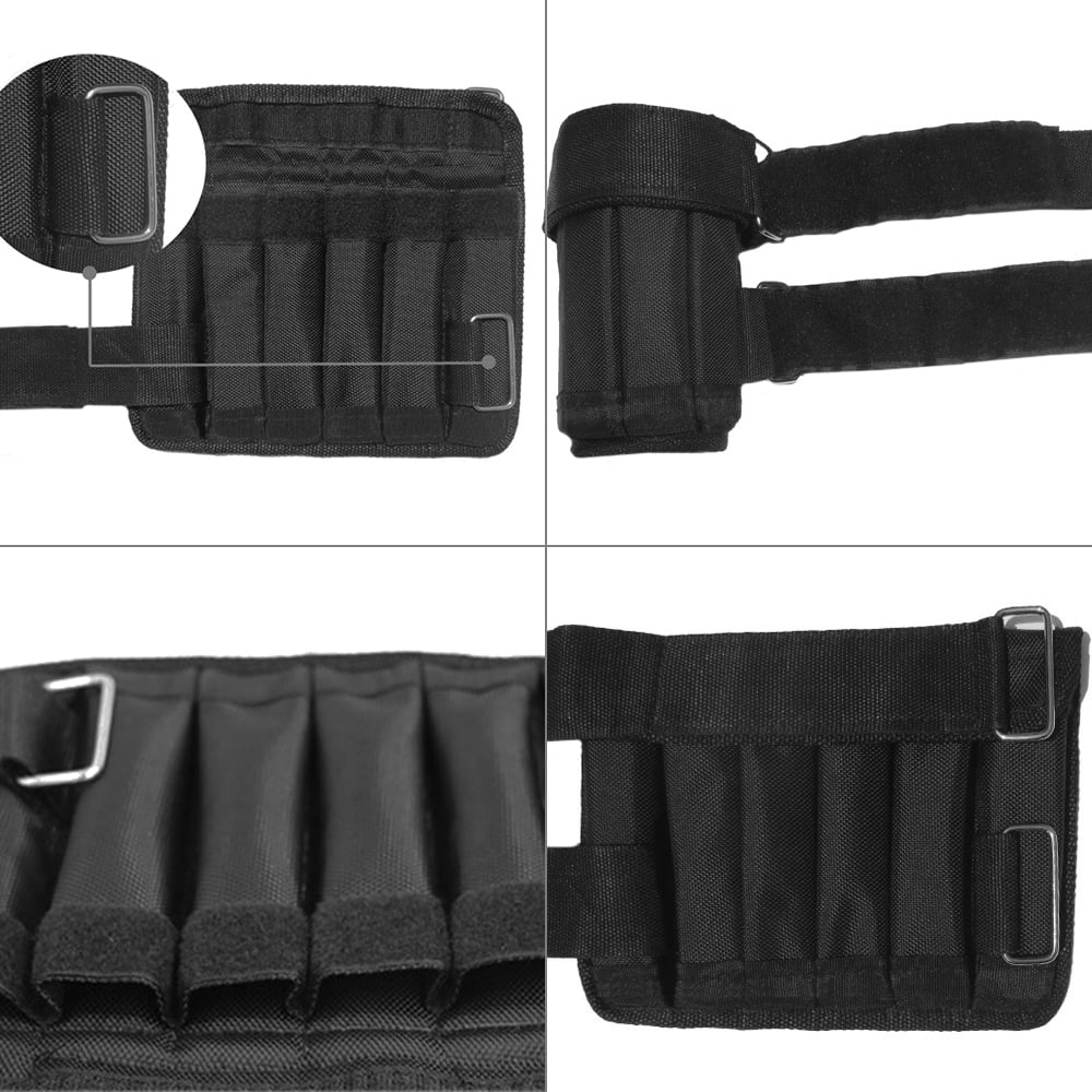 Max Packs Oxford Wrist Training Wraps 5/10kg (Empty) Exercise Loading Loading Weight Weighted Abody Strength Weighted 2 Ankle Adjustable