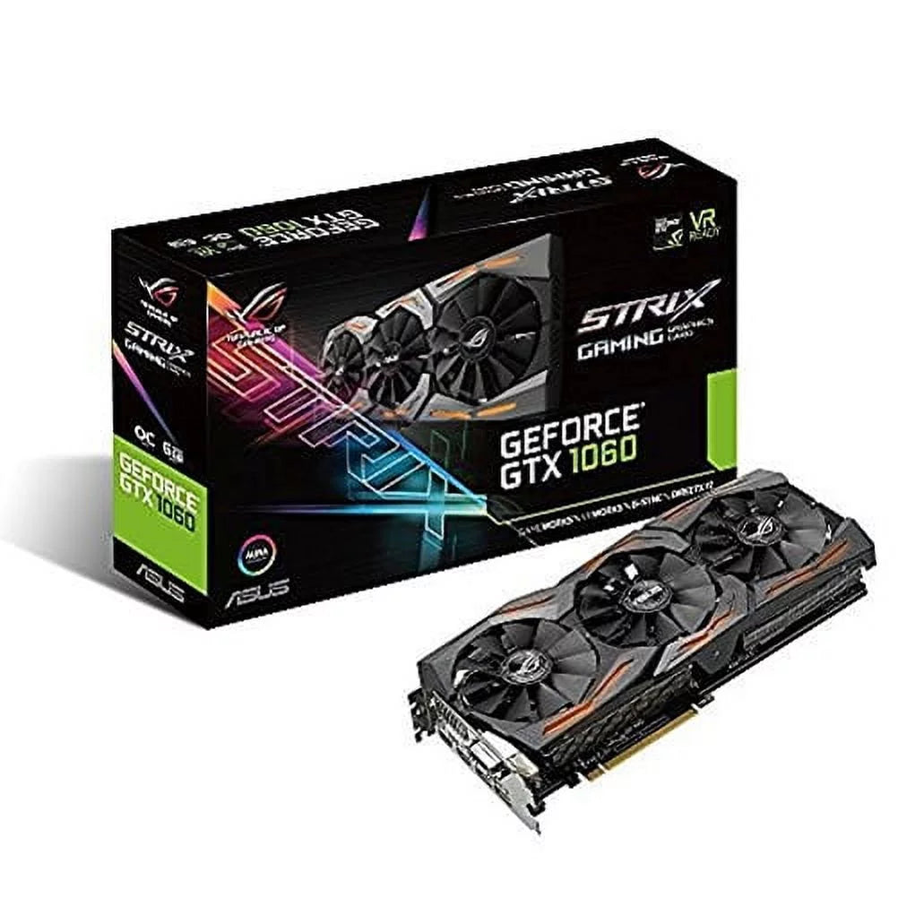 Graphics Strix-Gtx1060-O6G-Gaming Asus STRIX-GTX1060-O6G-GAMING - Card