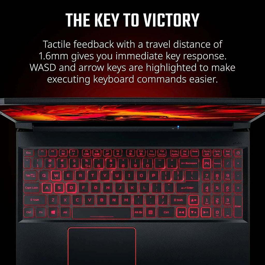 4GB 15.6'' RTX 144Hz Laptop SSD Nitro 3050 5 Acer 16GB FHD New i5-10300H 512GB