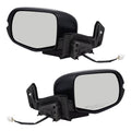 Heat-Signal Right Power Match Black Door To Mirror Dimming-Side Brock Assembly Camera Driver With Passenger View Replacement Left Manual Paint Memory-Auto Aftermarket Folding Without