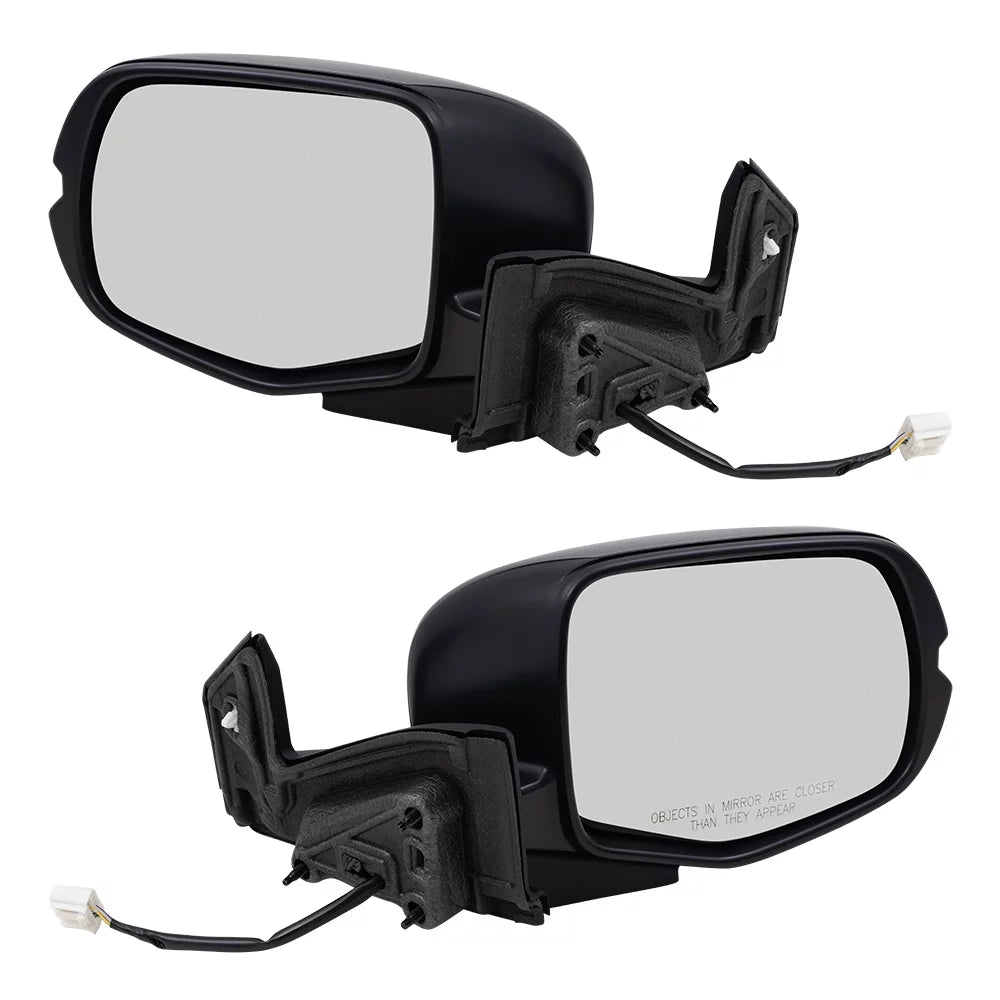 Heat-Signal Right Power Match Black Door To Mirror Dimming-Side Brock Assembly Camera Driver With Passenger View Replacement Left Manual Paint Memory-Auto Aftermarket Folding Without