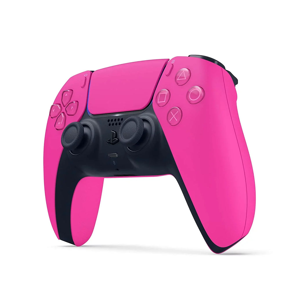 Disc Pack PS5 Extra and Pink Nova Headset ( Playstation Grip Disc) with 3D Controller, Version Black PULSE 5 Control Bundle