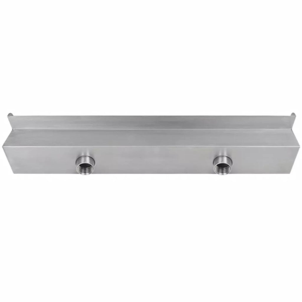 Pool Fountain x H) Steel liquid Dcenta 23.6 Feature Spa x Fountain Garden Inches D Pool (W Spillway x Waterfall Stainless 3.1 x 4.5 Descent
