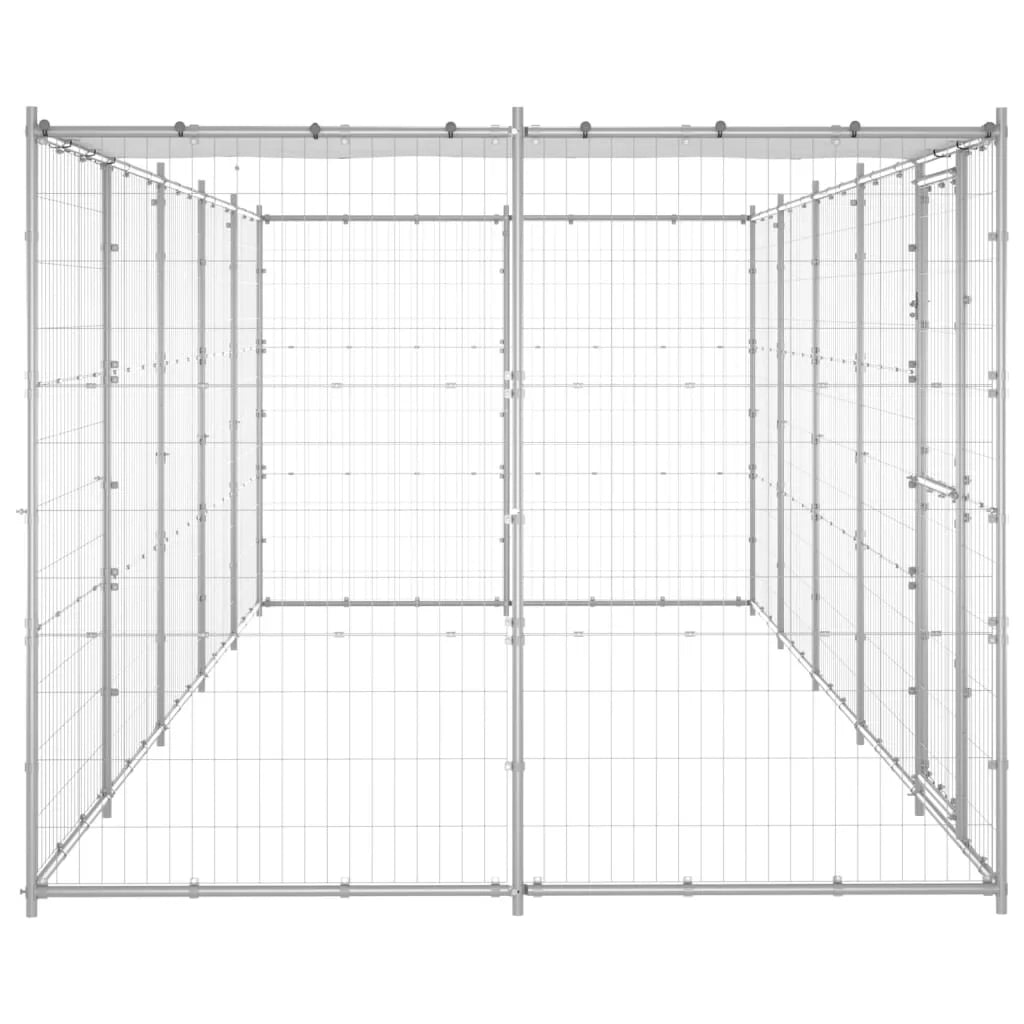 Steel 130.2 ft² with Roof Anself Galvanized