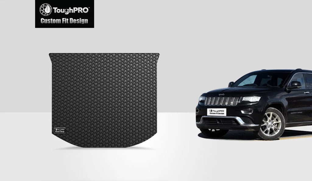Black Compatible JEEP Cargo Duty - ToughPRO USA) - climate Cherokee with Rubber (Made - Mat Grand All - in Heavy 2017