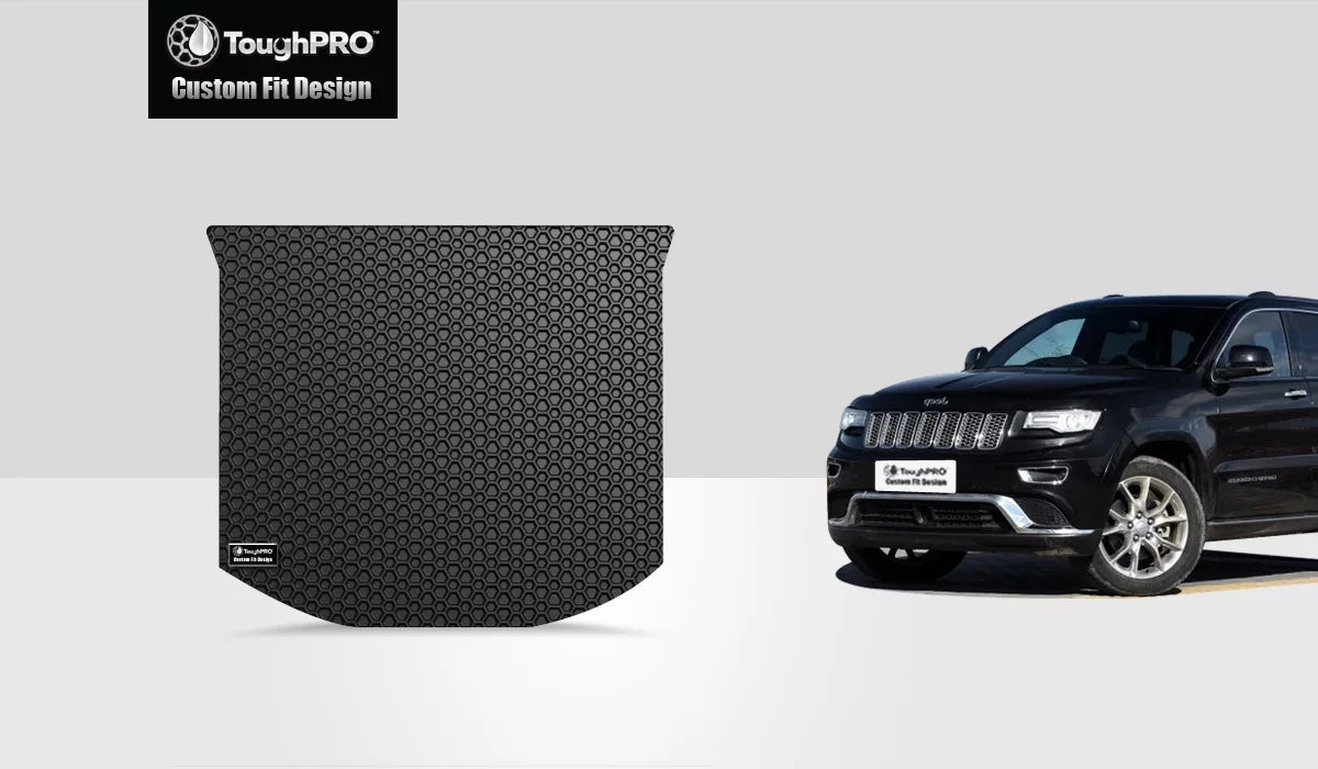 Black Compatible JEEP Cargo Duty - ToughPRO USA) - climate Cherokee with Rubber (Made - Mat Grand All - in Heavy 2017