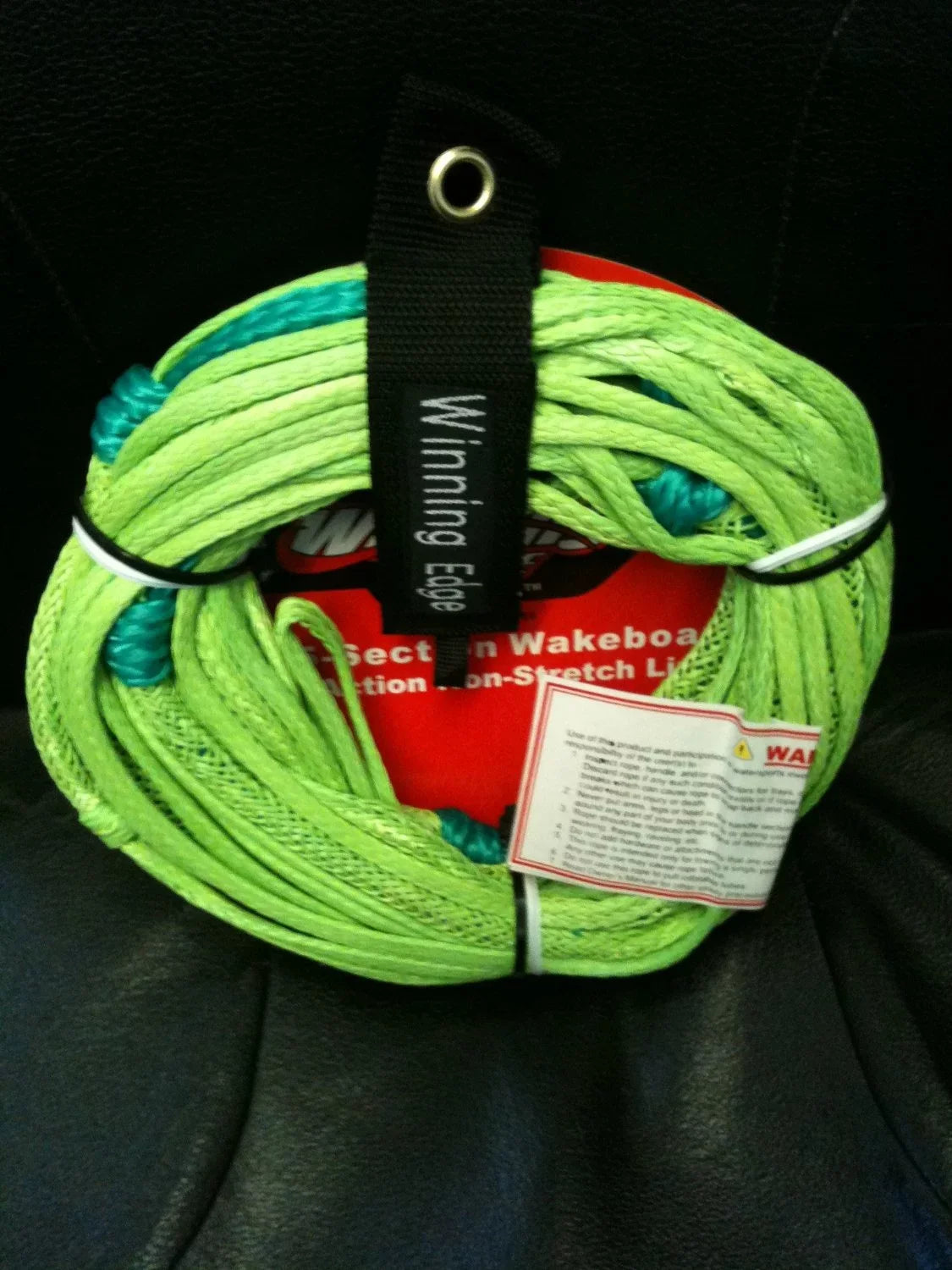 Pro 5-Section Edge Non-Stretch Winning Line, Green Action Wakeboard 70'