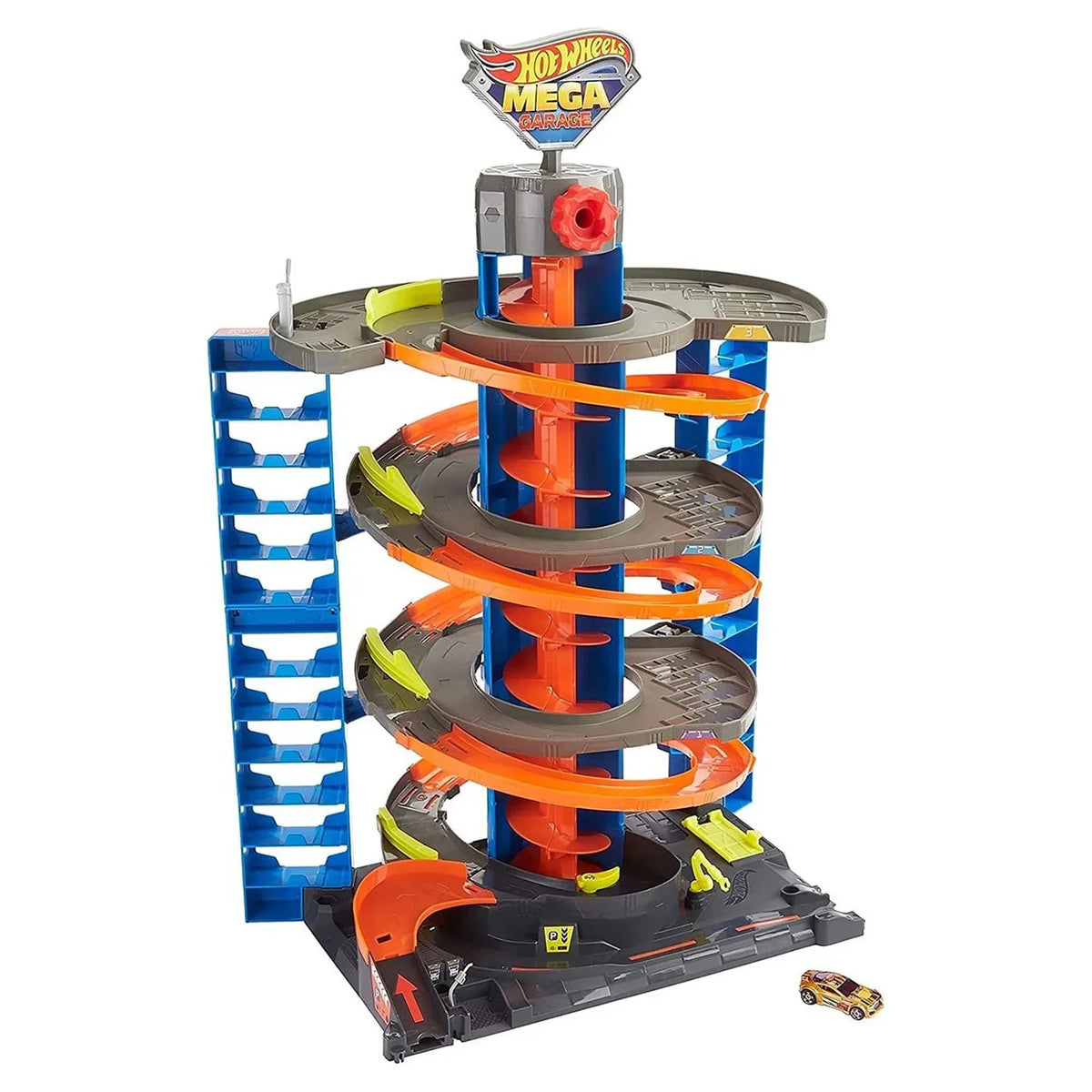 Storage Mega 4+ City Hot Playset with Garage for Cars, Wheels Over Ages 60