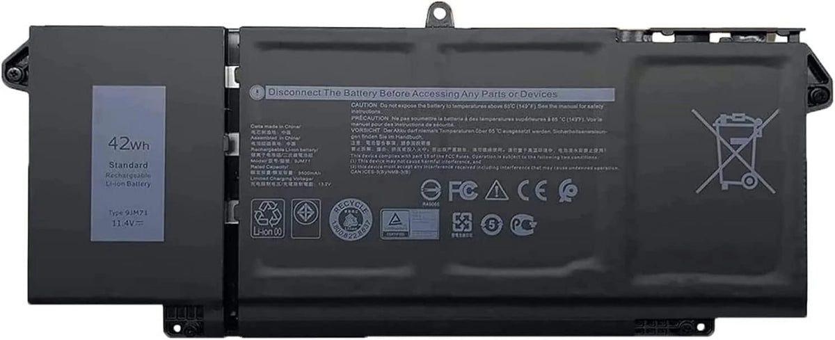 Laptop 7520 TN2GY 1PP63 9JM71 MHR4G 7420 Latitude Replacement (11.4V 4M1JN 7FMXV 5320 7520 Series HDGJ8 Battery 7520 for 7320 42Wh)