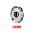 Nylon Universal Wearproof Bearing Equipment Cable Universal Wheel Equipment Pulley Part 1Pack Pulley Abration for System Door Bearing, 120mm/4.72in Merchine, Gym Garage Replace Gym and