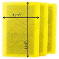 Filter Compatible Guard Cleaner (3 SUPPLY Pads 21x22 Refills RAYAIR Air Pack) MicroPower with Replacement 21x22