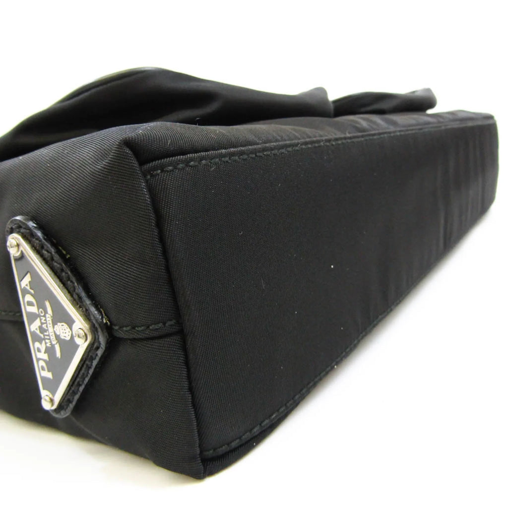 Prada Women,Men Leather,Nylon Pre-Owned (Good) Shoulder Bag Black
