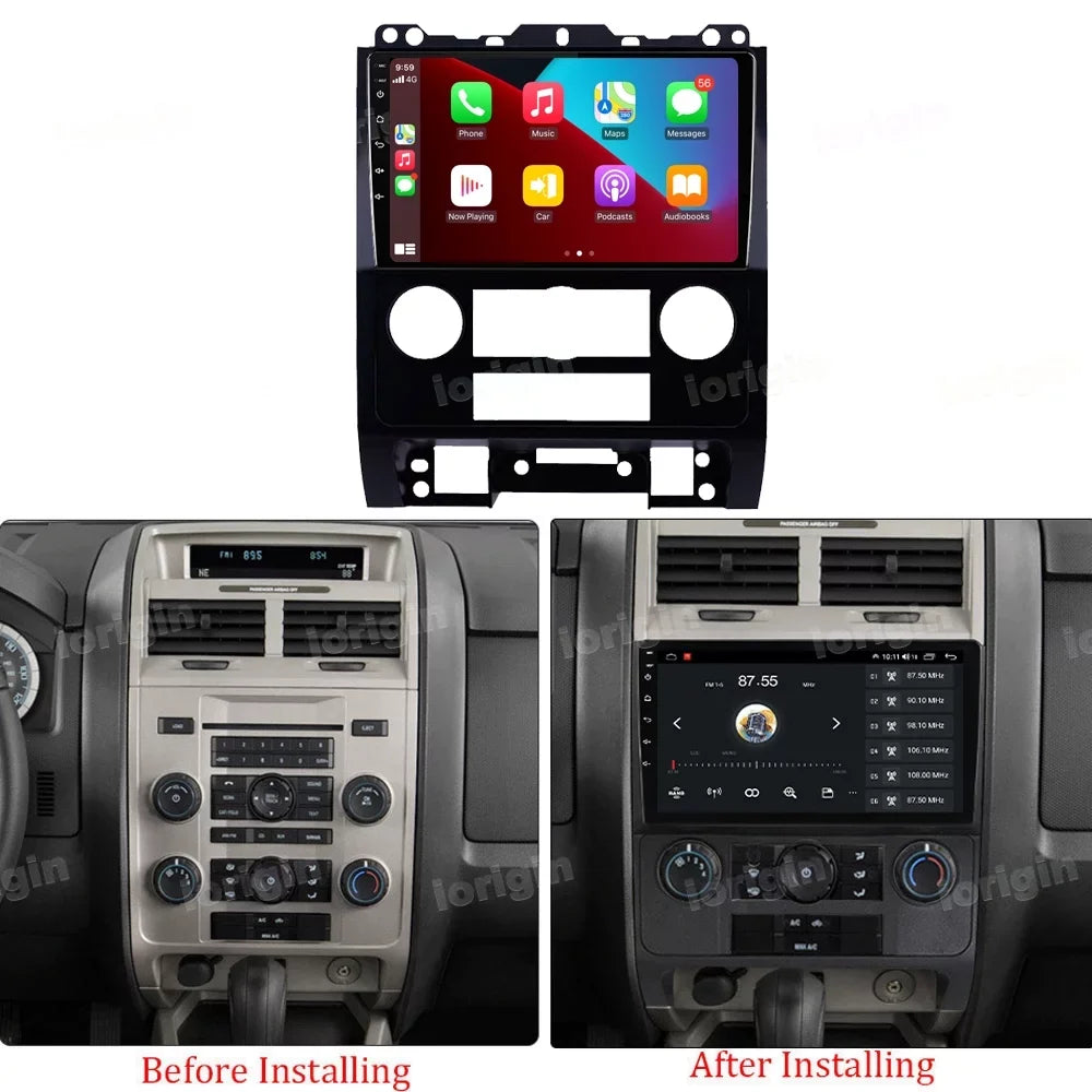 11 Stereo for Navi Radio with carplay/Auto Backup Android Camera Carplay 2007-2012 GPS Car Escape