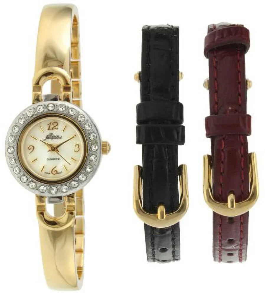 ST3 Gold-Tone Watch Bangle Half Set Women's Gift