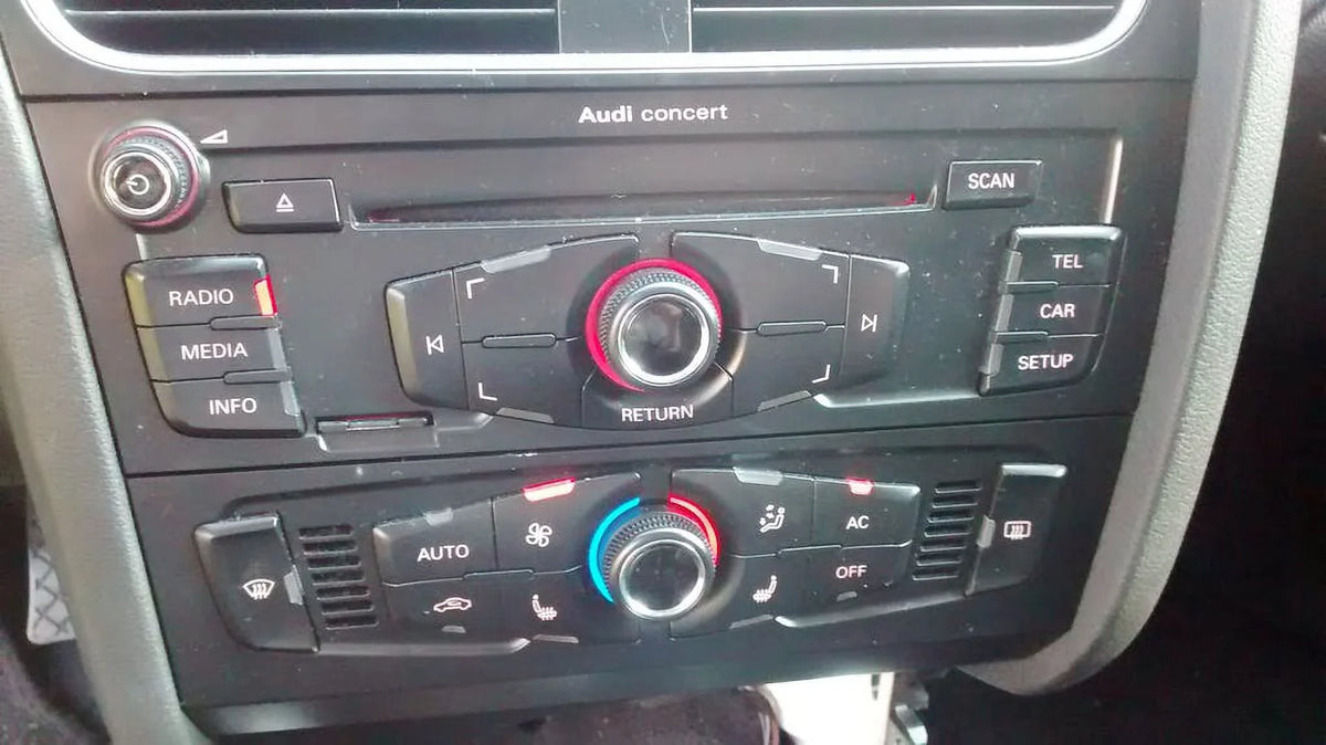 Radio MMi Rear-view input Camera 2008 No and Front w/Concert for and – RVCAD-81B Crux Integration Audi 2014 Vehicles