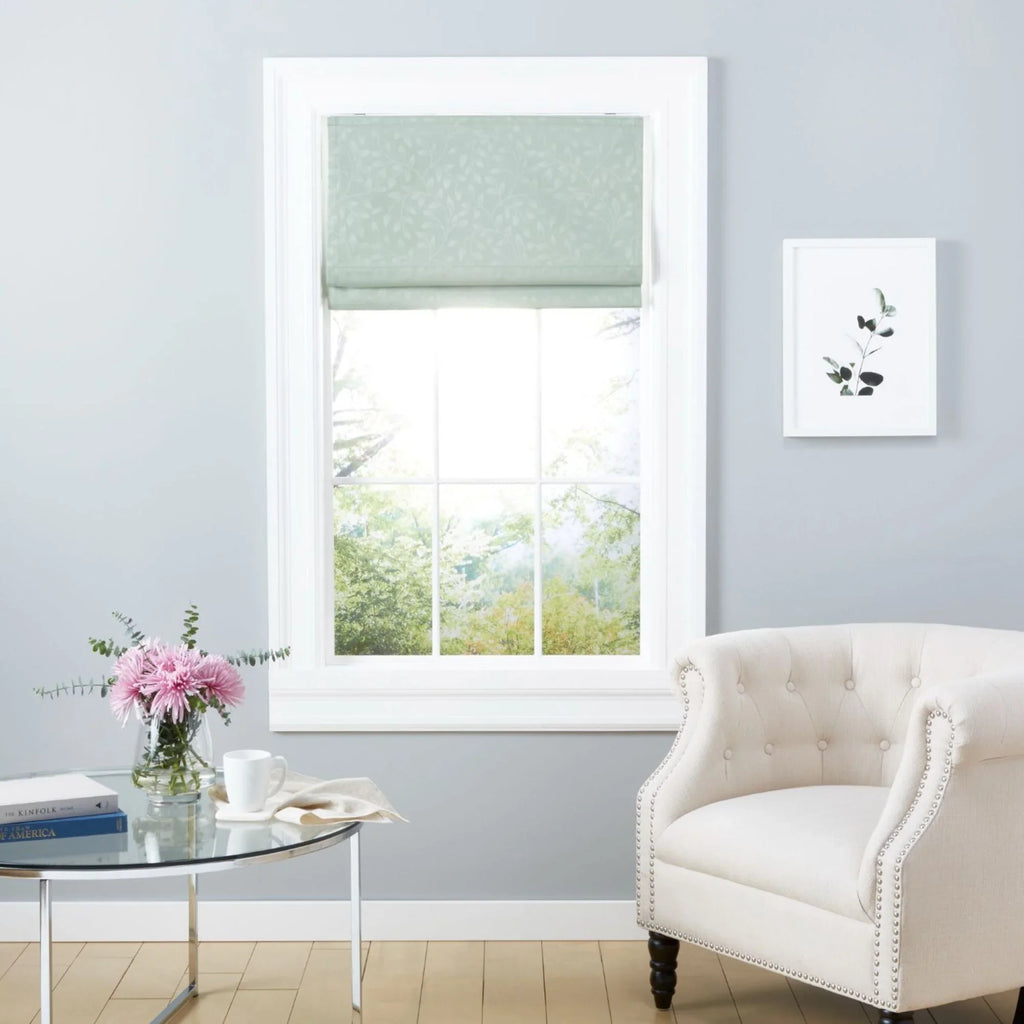 Bolan Blackout Sage Shade, Botanical 23"x Roman 64", Home Exclusive Total