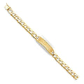 '- Elegant Chain Cuban 8" Jewelry Bracelet 13.6 | and Link 14KY | Weight Stamp Bracelets Gold for Men| ID Yellow Men’s Women Gold 14k