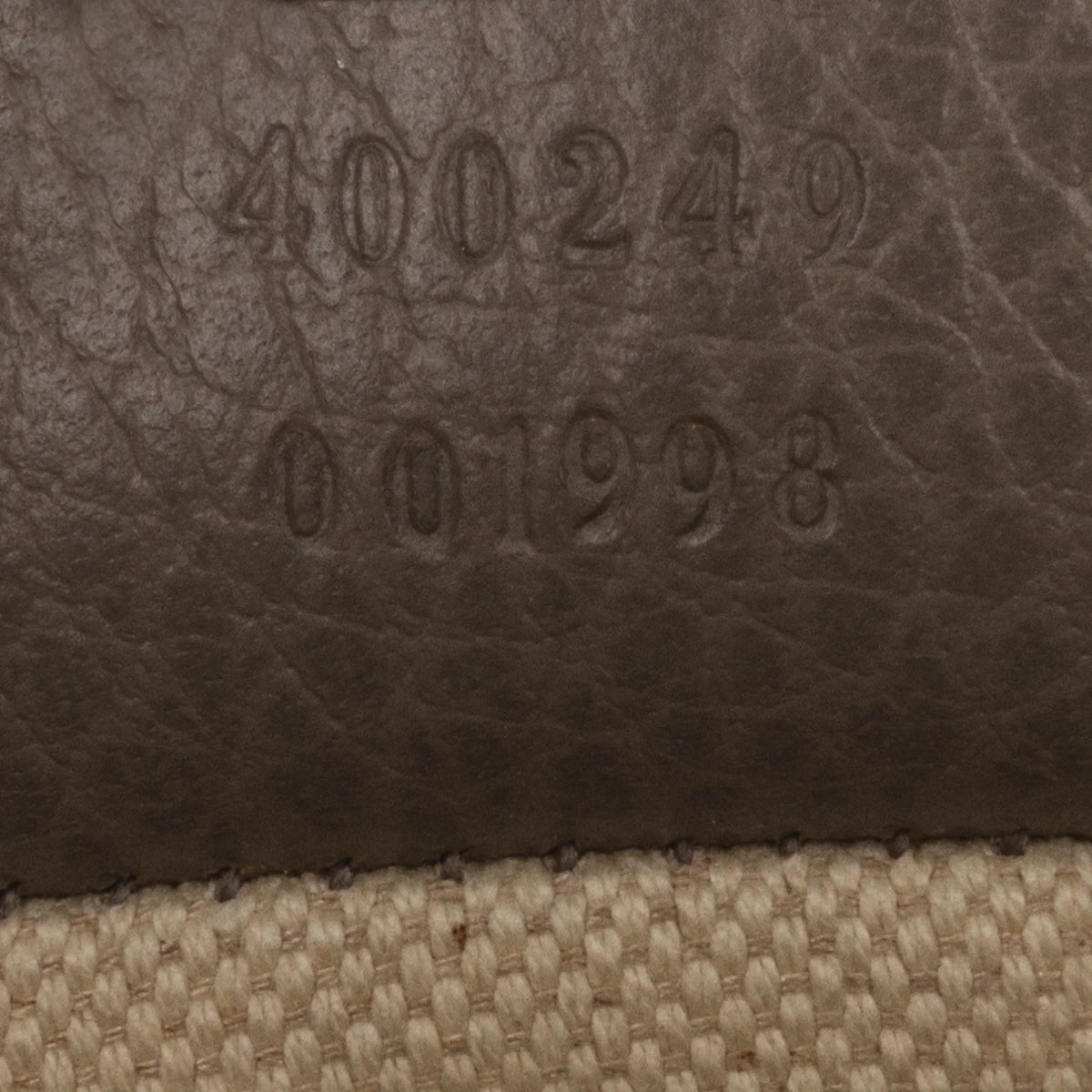 (Good) Dionysus Unisex Authenticated Pre-Owned Shoulder Small Calf Gray Bag Leather