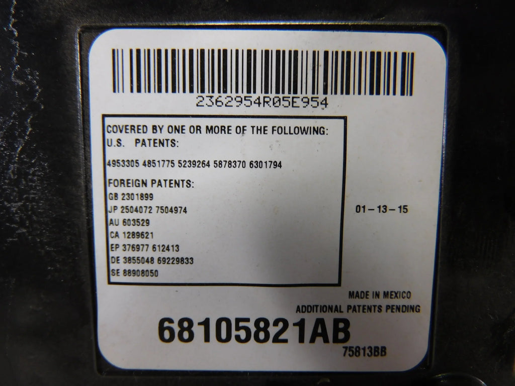 Ram 1500 OEM (Good) Pre-Owned LKQ Overhead Console Dodge Mounted 13-15 Roof