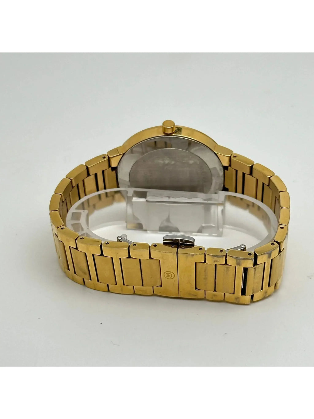 Quartz 607121 (Good) Steel Watch Modern Classic Mens Pre-owned Movado