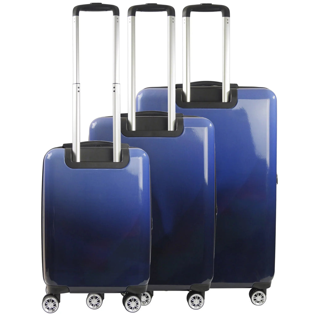 Wheels, Luggage, 26 Hardshell Set Spinner Impulse and 3 with Inch, Suitcase Ombre 31 Rolling 22, Piece Blue
