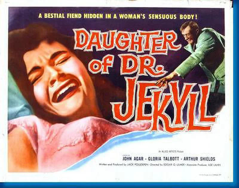 Movie 12x16 AB 12x16 Of Print Daughter Print Adults Dr. Posters Jekyll Metal Large Metal Square on