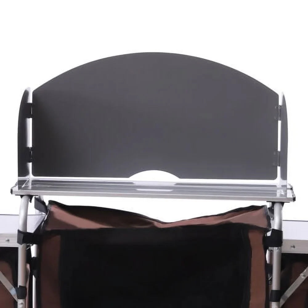 Storage Picnic Table Camping Portable Cabinet Kitchen Table Rack Cooking Folding
