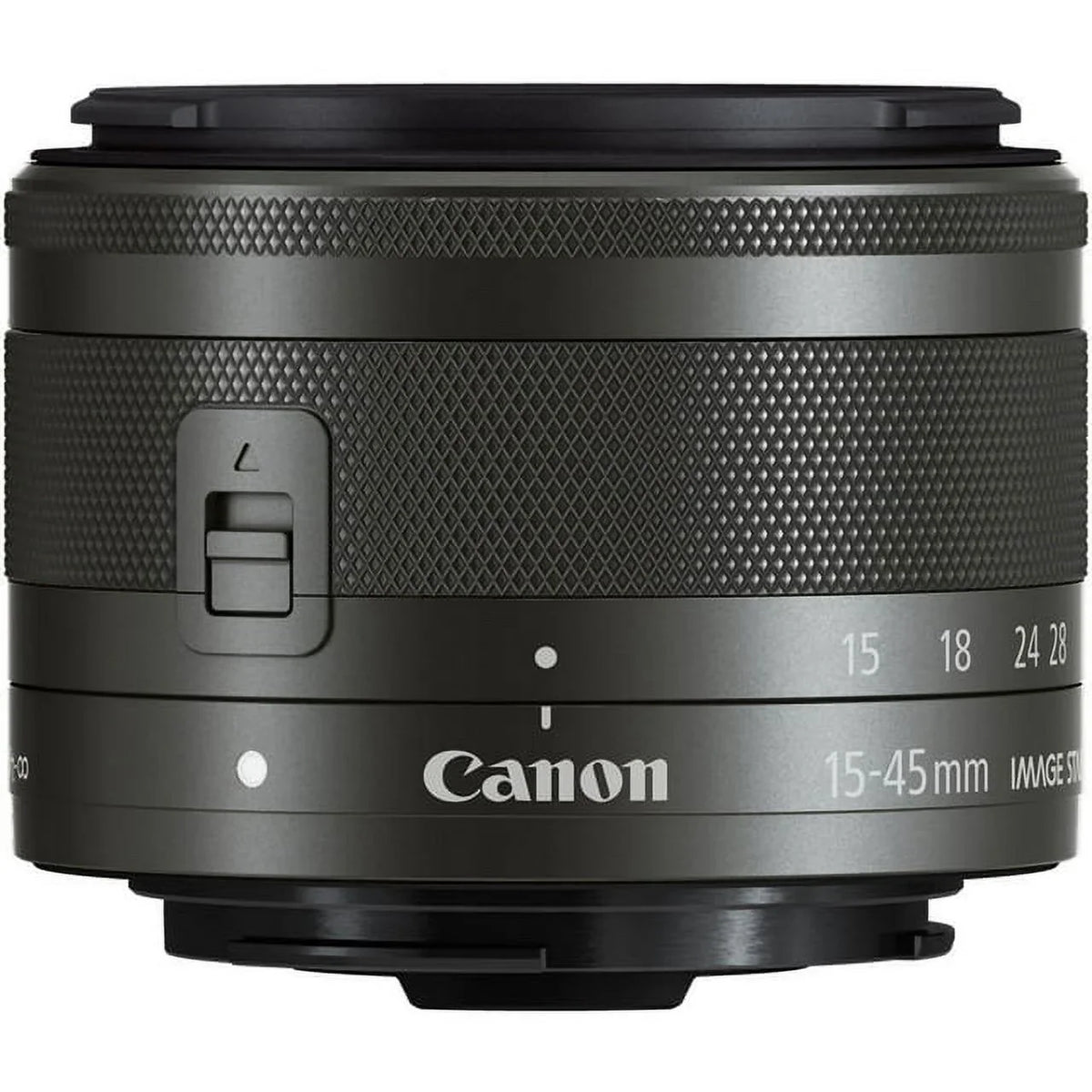 IS - STM 15-45mm Basic EF-M BuzzPhoto Canon f/3.5-6.3 Bundle Lens (Graphite)